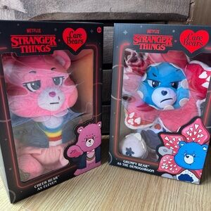Netflix Care Bears x Stranger Things Grumpy Demogorgon Cheer Eleven 12 Inch New